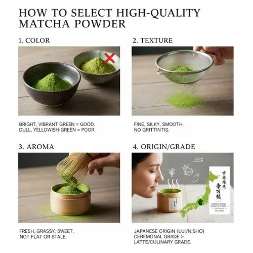 How to Select High-Quality Matcha Powder How to Select High-Quality Matcha Powder