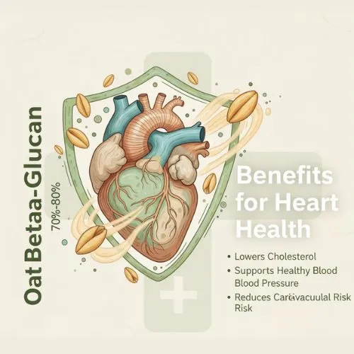 Oat Beta Glucan 70%-80% Benefits for Heart Health Oat Beta Glucan 70%-80% Benefits for Heart Health