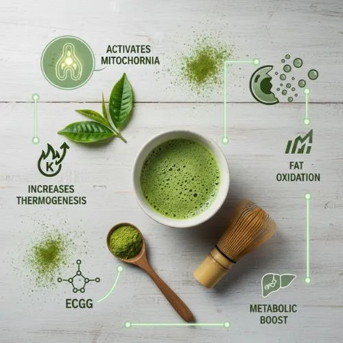 How Matcha Powder Boosts Fat Metabolism How Matcha Powder Boosts Fat Metabolism