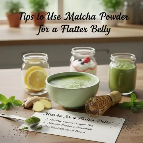 Tips to Use Matcha Powder for a Flatter Belly Tips to Use Matcha Powder for a Flatter Belly