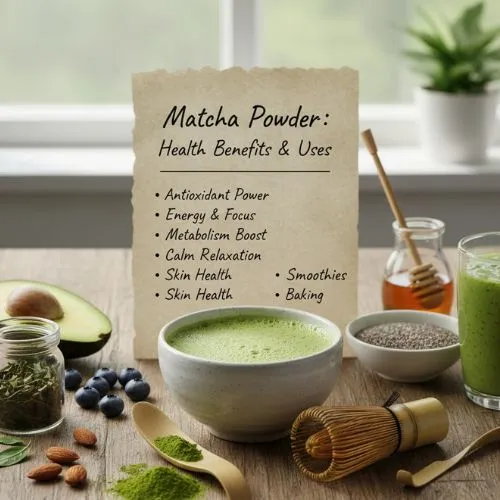 Matcha Powder Health Benefits and Uses Matcha Powder Health Benefits and Uses