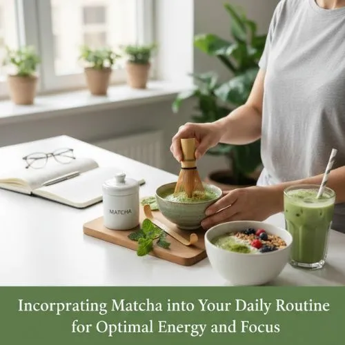 Incorporating Matcha into Your Daily Routine for Optimal Energy and Focus