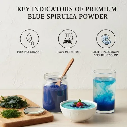 Key Indicators of Premium Blue Spirulina Powder