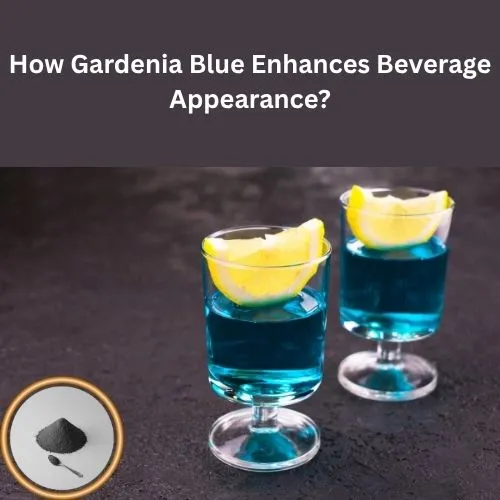 How Gardenia Blue Enhances Beverage Appearance
