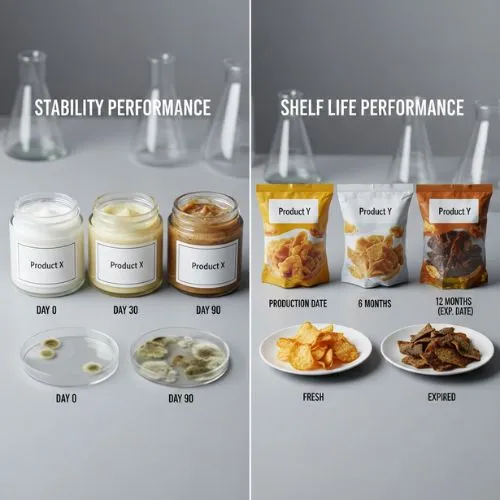 Comparative Analysis Stability and Shelf Life Performance Comparative Analysis Stability and Shelf Life Performance