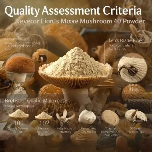 Quality Assessment Criteria for Lion's Mane Mushroom Powder