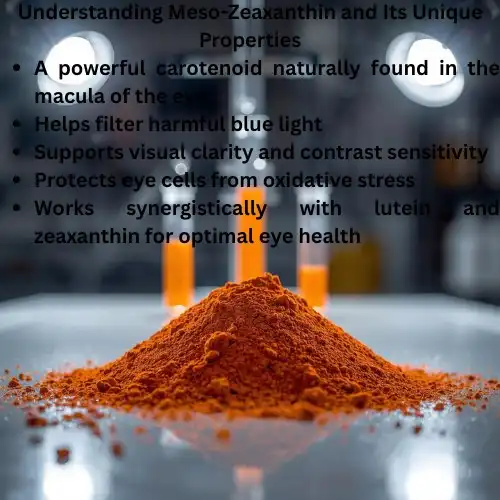 Understanding Meso Zeaxanthin and Its Unique Properties Understanding Meso Zeaxanthin and Its Unique Properties