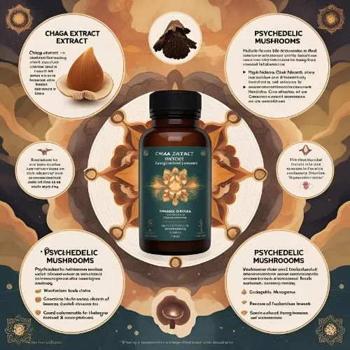Chaga Extract vs. Psychedelic Mushrooms