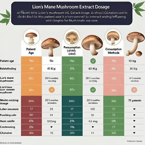 Factors Affecting Lion's Mane Mushroom Extract Dosage Several factors can influence the optimal dosage of lion's mane mushroom extract f