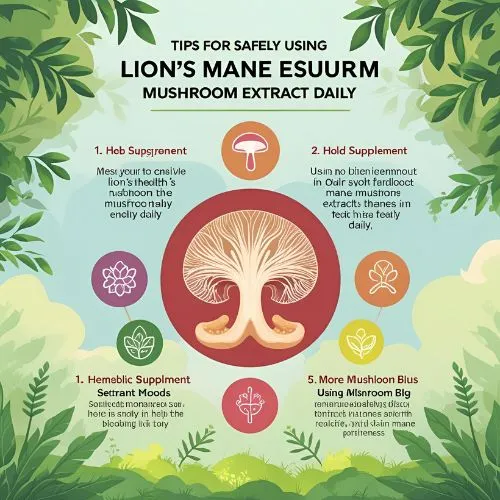 Tips for Safely Using Lion's Mane Mushroom Extract Daily Tips for Safely Using Lion's Mane Mushroom Extract Daily