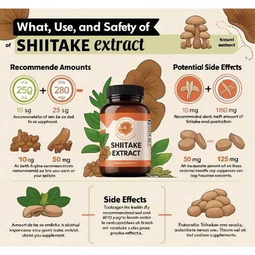 shiitake extract dosage and use
