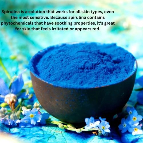 blue spirulina for sensitive skin