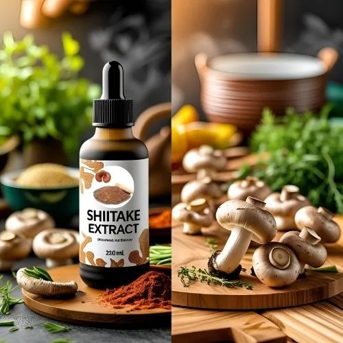 shiitake vs natural