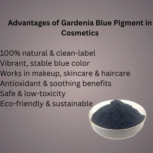 gardenia blue pigment cosmetgics 