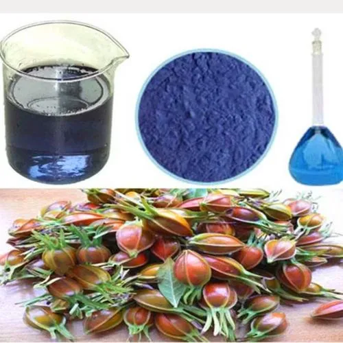 gardenia blue pigment natural source
