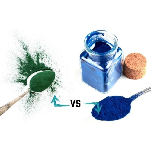 gardenia blue vs spirulina