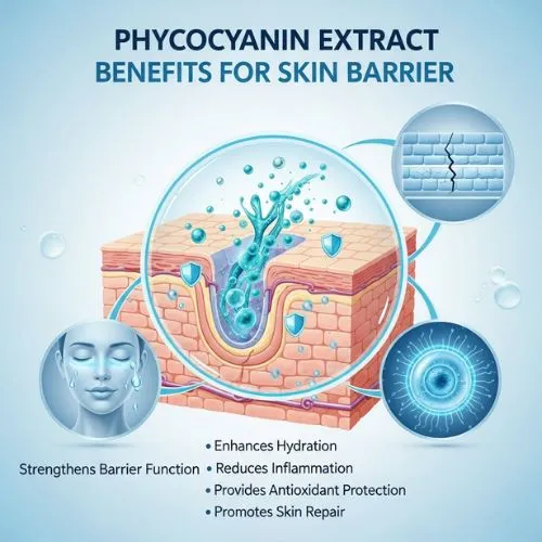 Phycocyanin Extract Benefits for Skin Barrier