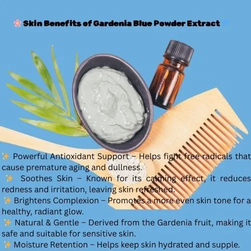 Gardenia Blue Powder skin benefits