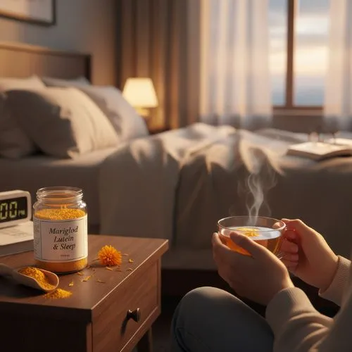 Marigold lutein benefits for restful sleep Marigold lutein benefits for restful sleep