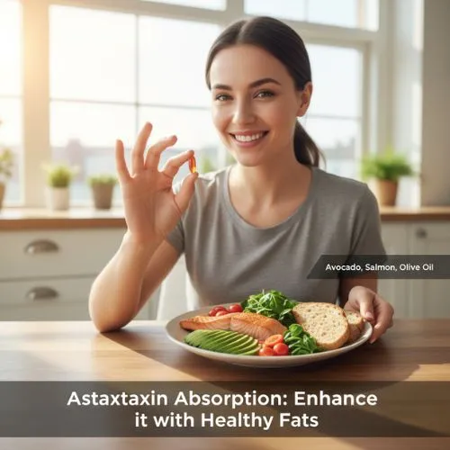 Does astaxanthin absorb better with food? Does astaxanthin absorb better with food?