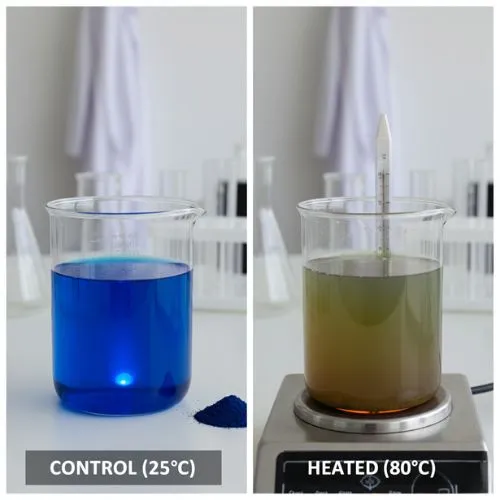 Effects of heat on phycocyanin stability Effects of heat on phycocyanin stability