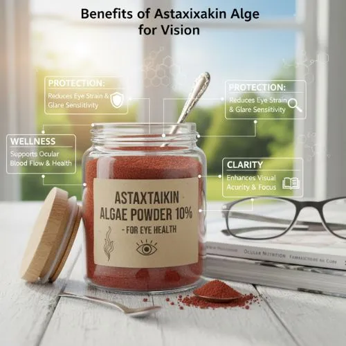 Benefits of Astaxanthin Algae Powder 10% for Vision