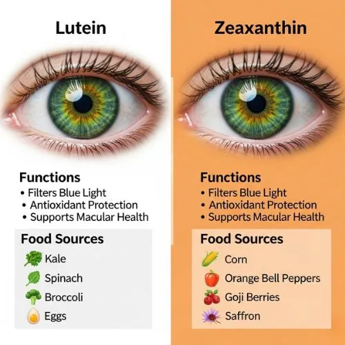 Lutein vs Zeaxanthin Lutein vs Zeaxanthin