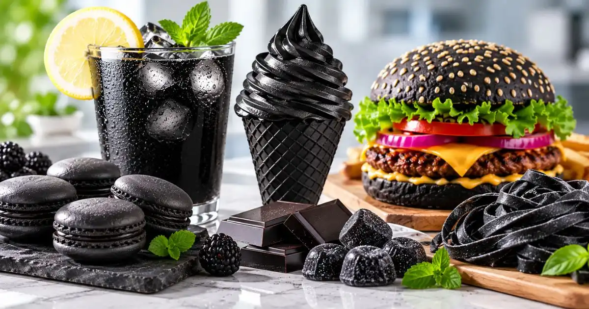 Food Coloring and Visual Enhancement vegetable black