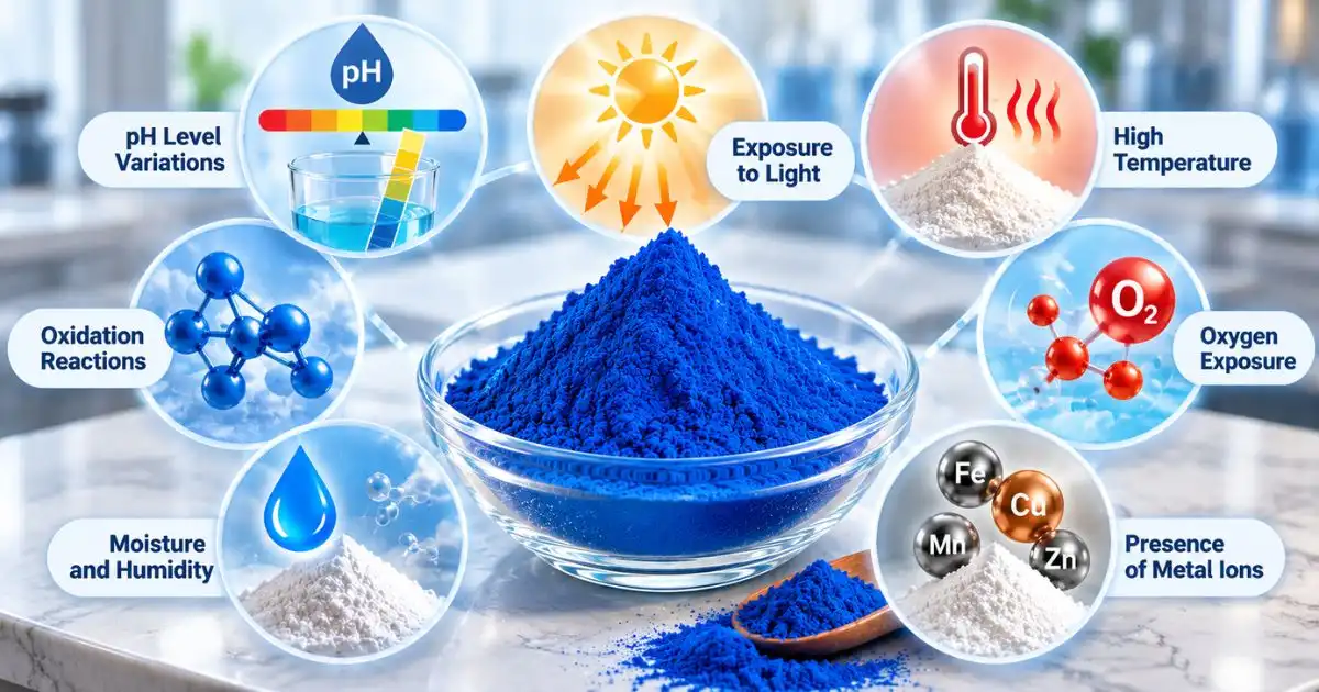 Key Factors Contributing to Fading in Phycocyanin Formulations