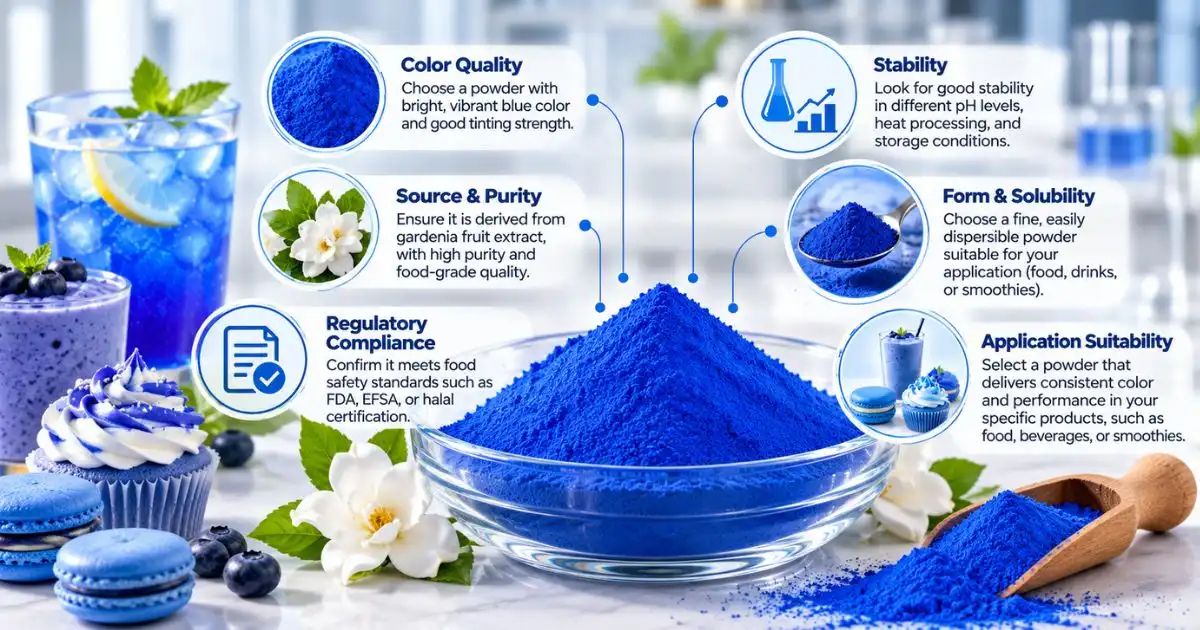 Criteria for Choosing the Right Gardenia Blue Powder
