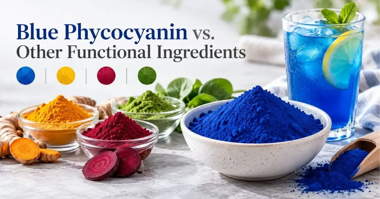 Blue Phycocyanin vs. Other Functional Ingredients
