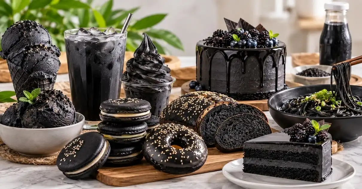 vegetable carbon black powder application
