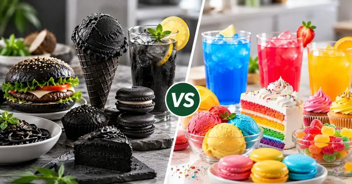 Comparing E153 with Other Food Colorings