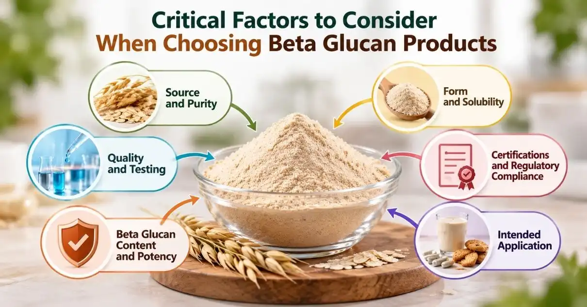 critical factors beta glucan powder