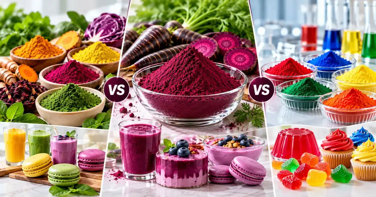 Comparing Black Carrot Color