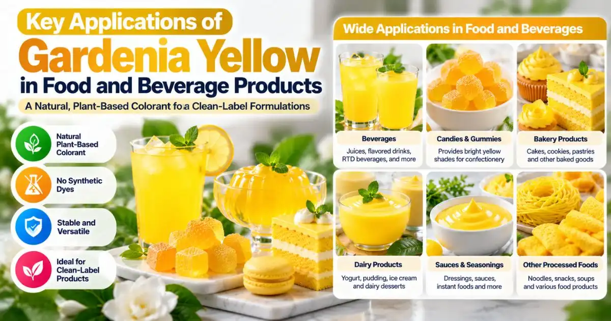 Key Applications of Gardenia Yellow Key Applications of Gardenia Yellow