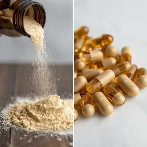 lions mane powder capsule