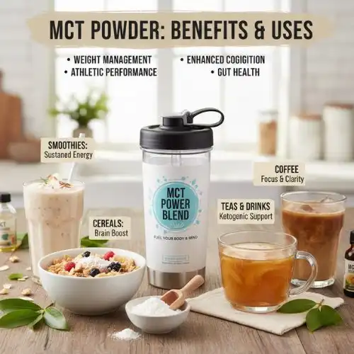 MCT powder benefits an uses MCT powder benefits an uses