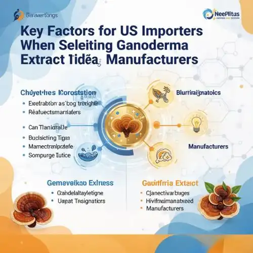 Key Factors for US Importers When Selecting Ganoderma Extract Manufacturers