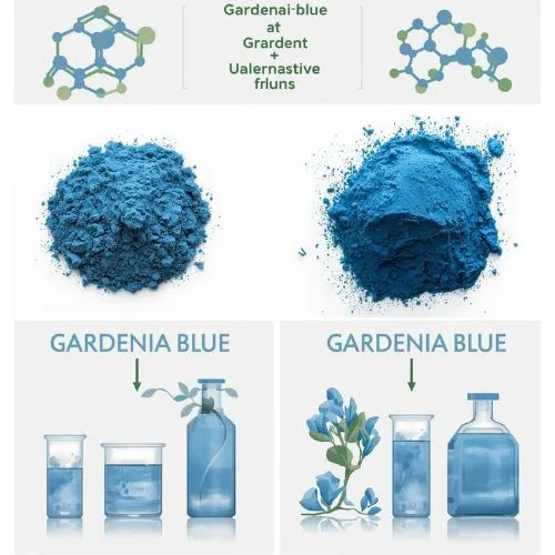 Comparison of Gardenia Blue to Alternative Natural Colorants