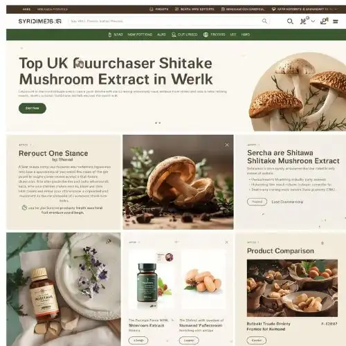 Where to Buy Shiitake Mushroom Extract in the UK Top Sources and Channels