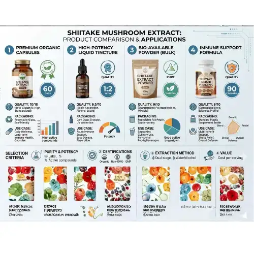How to Select the Right Shiitake Mushroom Extract for Your Business Needs