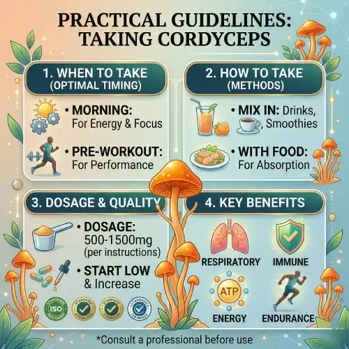 Practical Guidelines When and How to Take Cordyceps Militaris Extract