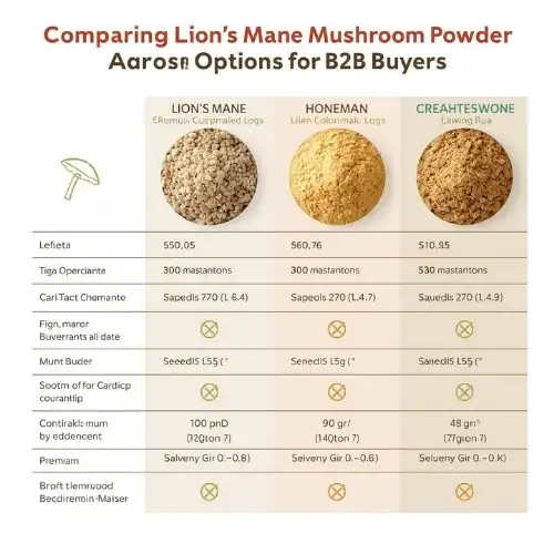 Comparing Lion's Mane Mushroom Powder Options for B2B Buyers Comparing Lion's Mane Mushroom Powder Options for B2B Buyers