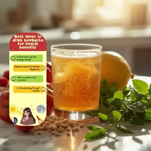 kombucha powder  best time