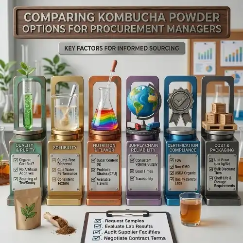 kombucha comparing