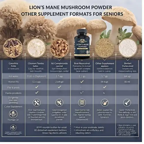 Lions mane comparing