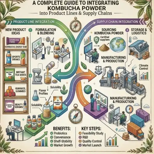 How to Integrate Kombucha Powder into Product Lines and Supply Chains