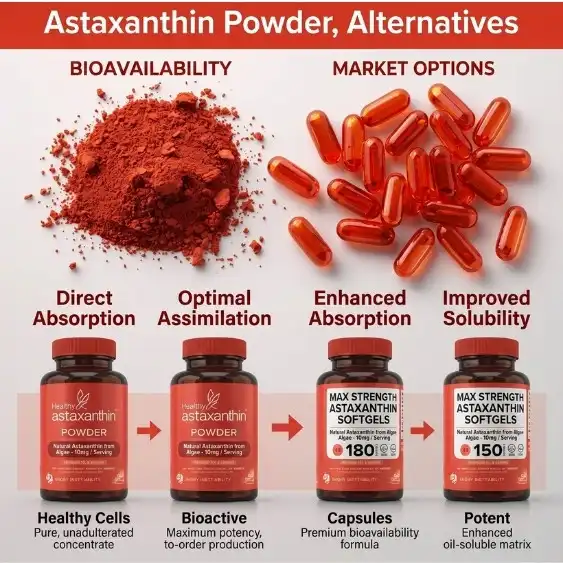 Comparing Astaxanthin Powder with Alternatives and Market Options (1)