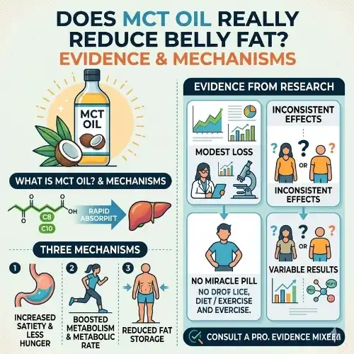 Does MCT Oil Really Reduce Belly Fat? Evidence and Mechanisms Does MCT Oil Really Reduce Belly Fat? Evidence and Mechanisms